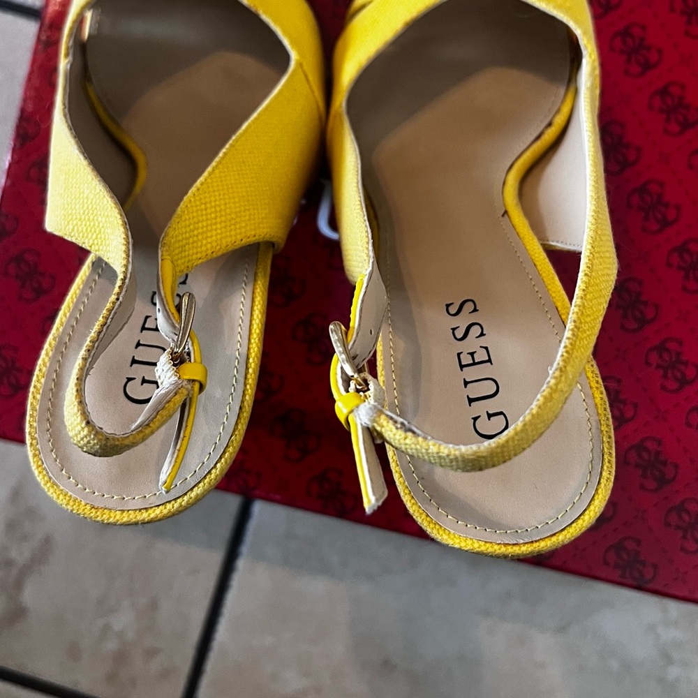 GUESS Yellow Women's Shoes